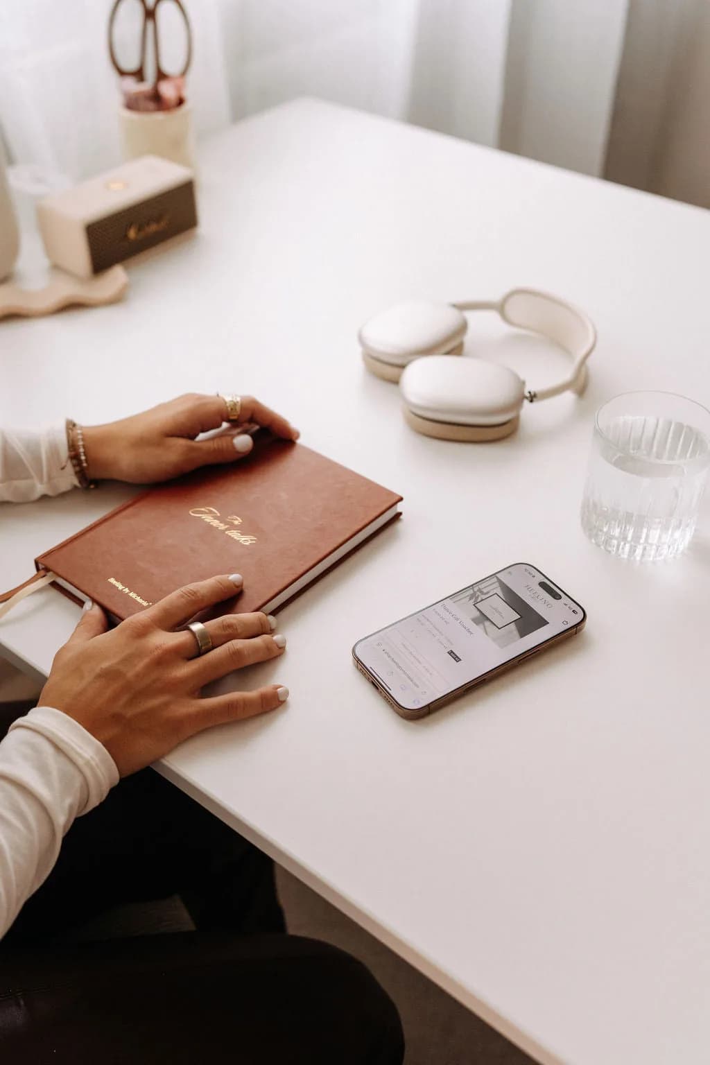 The Inner Talks Journal Brown/Gold — fotografie 10